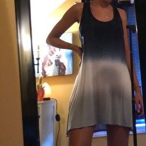 Blue ombré midi sundress